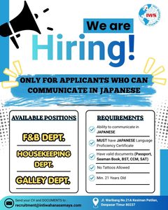Japanese Cruise Ship Hiring